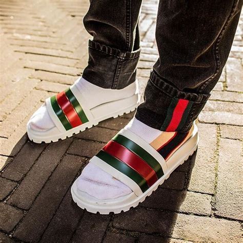 gucci men slodes|gucci slides men cheap.